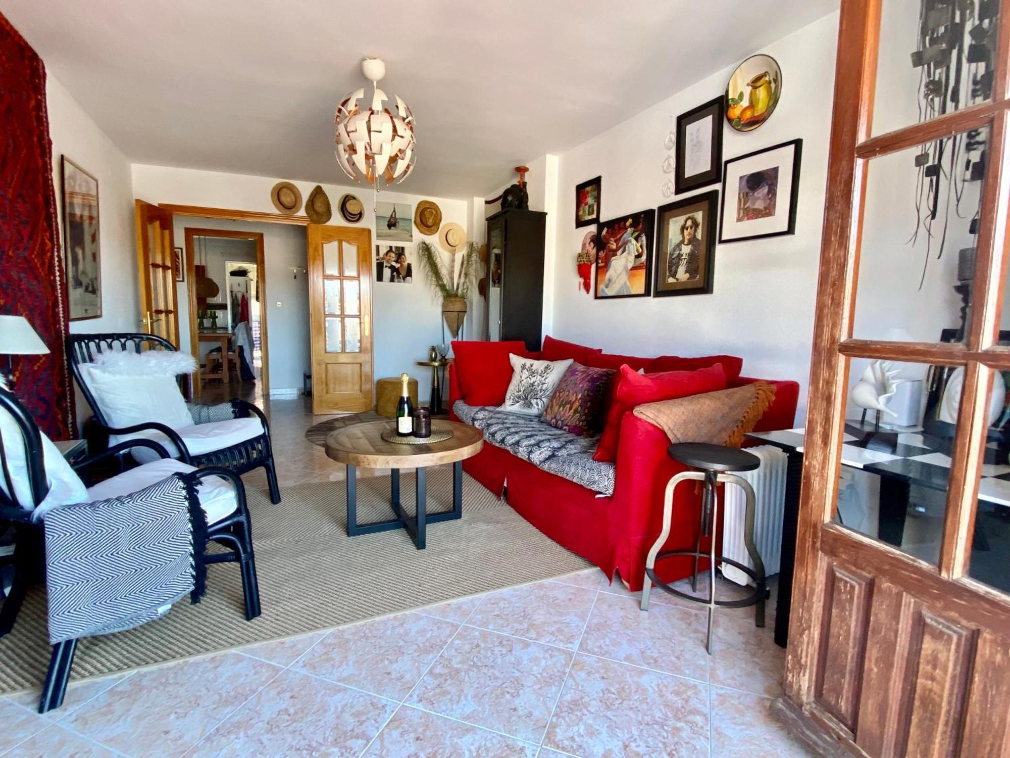 Appartement Stor Vaning I Caleta Hamn à Torre Del Mar Extérieur photo